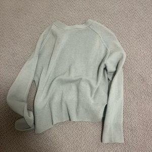 White + Warren Cashmere V Neck Cardigan Size Small